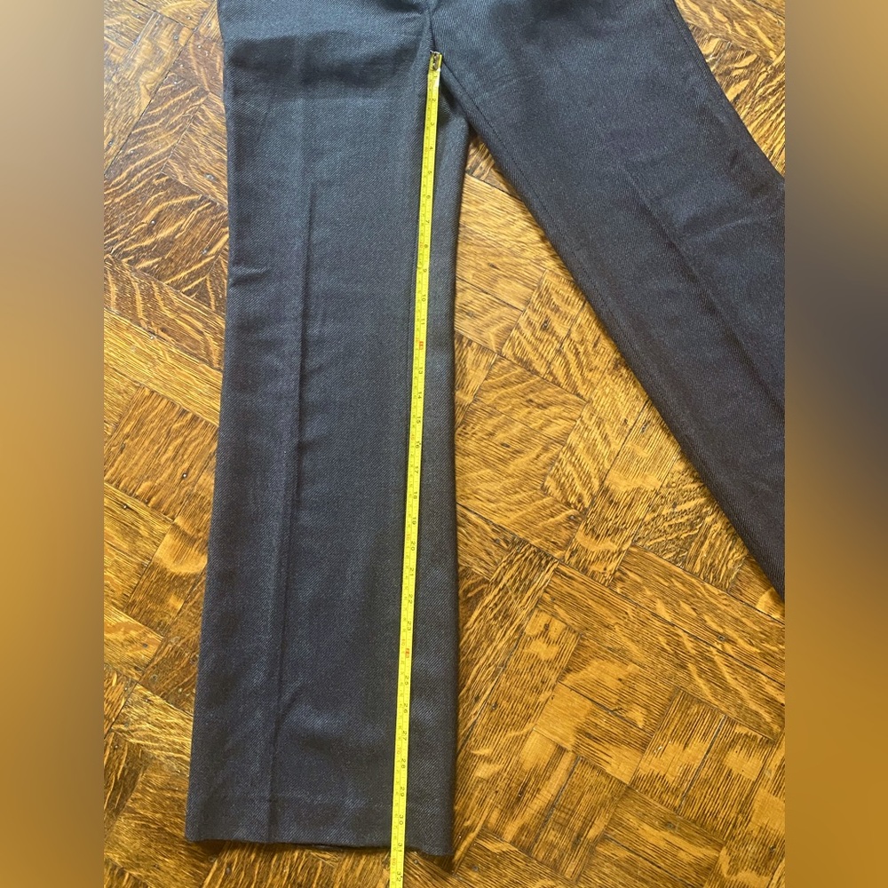 Dark Brown and Black Wool Ann Taylor Loft Pants - Size 2 - Kate Fit - Picture 11 of 12